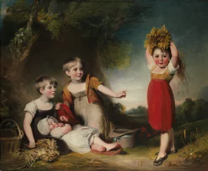Die Enkelkinder von Sir William Heathcote, 3. Baronet